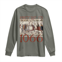Medieval Bayeux Tapestry Hastings 1066 Long Sleeve Shirt Funny Party Like It's 1066 History Lover