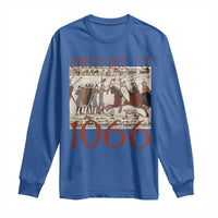 Medieval Bayeux Tapestry Hastings 1066 Long Sleeve Shirt Funny Party Like It's 1066 History Lover
