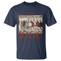 Medieval Bayeux Tapestry Hastings 1066 T Shirt Funny Party Like It's 1066 History Lover