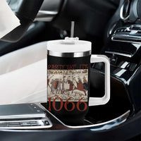 Medieval Bayeux Tapestry Hastings 1066 Tumbler With Handle Funny Party Like It's 1066 History Lover