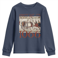 Medieval Bayeux Tapestry Hastings 1066 Youth Sweatshirt Funny Party Like It's 1066 History Lover