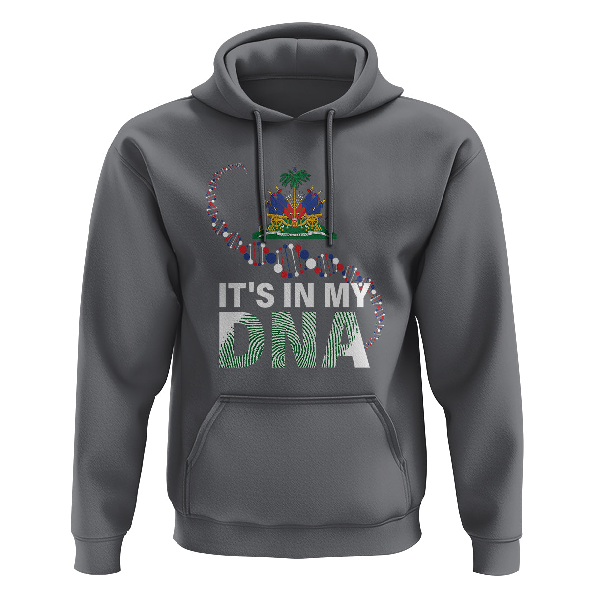 Haitian Hoodie It's In My DNA Haiti Patriotic - Wonder Print Shop