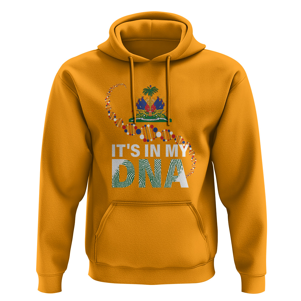 Haitian Hoodie It's In My DNA Haiti Patriotic - Wonder Print Shop