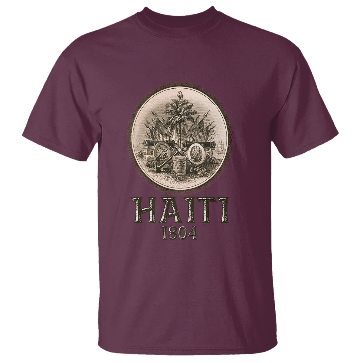 Haitian T Shirt Revolution 1804 Haiti Flag Vintage - Wonder Print Shop