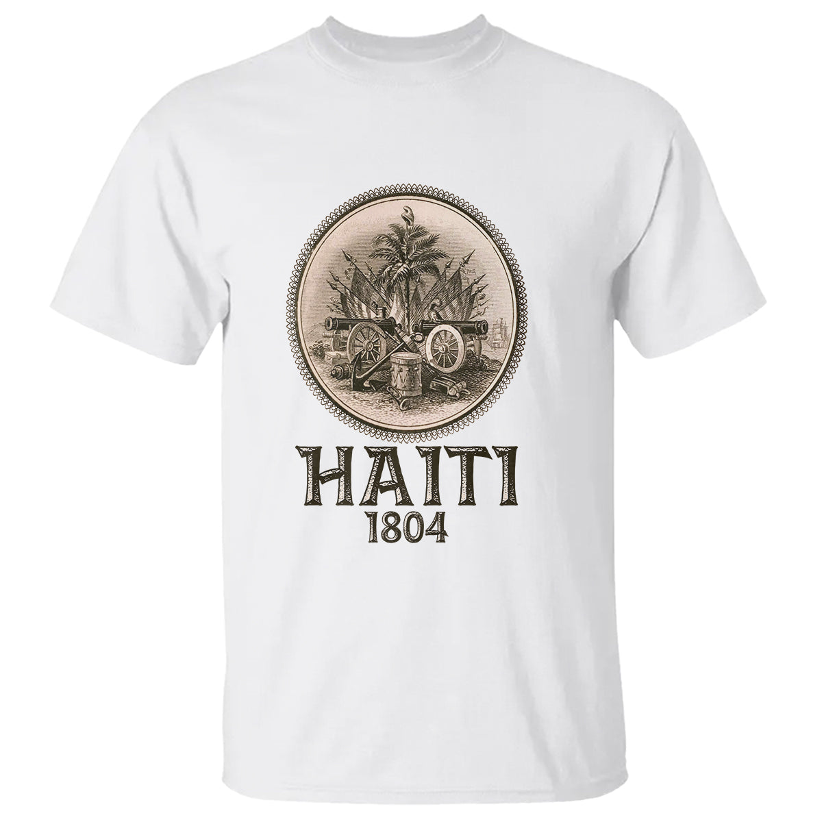 Haitian T Shirt Revolution 1804 Haiti Flag Vintage - Wonder Print Shop