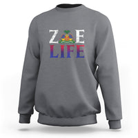 Haitian Sweatshirt Zoe Life Haiti Patriotic - Wonder Print Shop