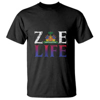 Haitian T Shirt Zoe Life Haiti Patriotic - Wonder Print Shop