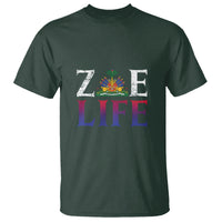Haitian T Shirt Zoe Life Haiti Patriotic - Wonder Print Shop