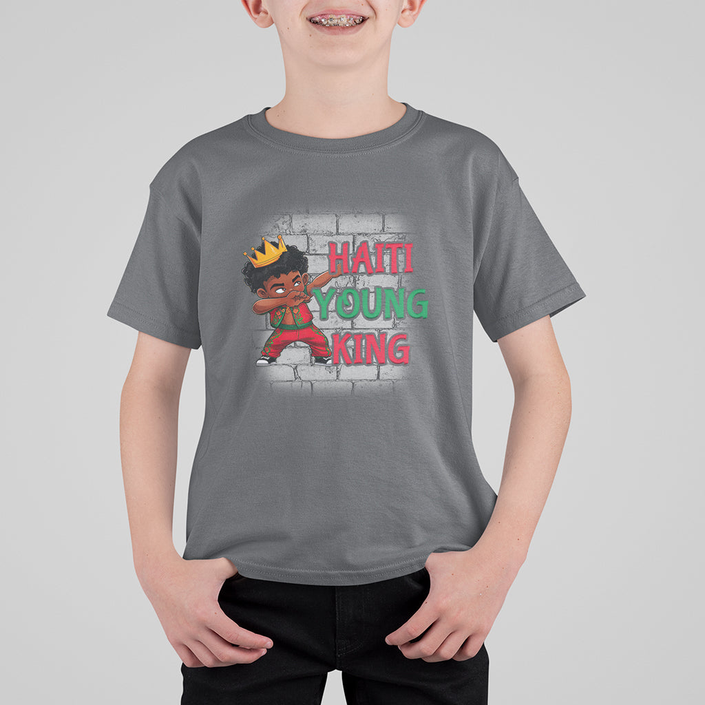 Haiti Young King Haitian Black Boys Kids T Shirt For Kid - Wonder Print Shop
