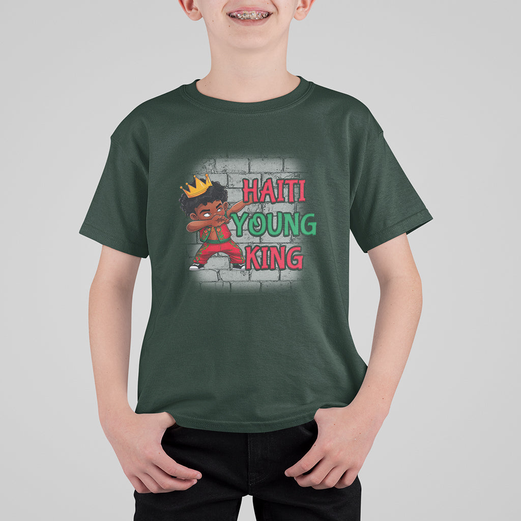 Haiti Young King Haitian Black Boys Kids T Shirt For Kid - Wonder Print Shop