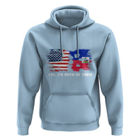 Haitian American Hoodie Yes I'm Both Of Them USA Haiti Flag Shirt - Wonder Print Shop