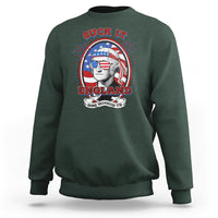 Funny George Washington Sweatshirt Suck It England 1776 4th Of July - Wonder Print Shop