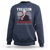 George Washington Sweatshirt It's Only Treason If You Lose 4th Of July - Wonder Print Shop