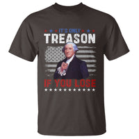 George Washington T Shirt It's Only Treason If You Lose 4th Of July - Wonder Print Shop