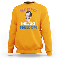 Funny Abraham Lincoln Sweatshirt My Farts Smell Like Freedom 4th Of July - Wonder Print Shop