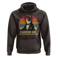 Alexander Hamilton Cat Hoodie Pardon Me, Are You Arron Purr Sir - Wonder Print Shop