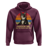 Alexander Hamilton Cat Hoodie Pardon Me, Are You Arron Purr Sir - Wonder Print Shop