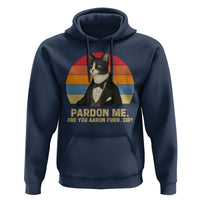 Alexander Hamilton Cat Hoodie Pardon Me, Are You Arron Purr Sir - Wonder Print Shop