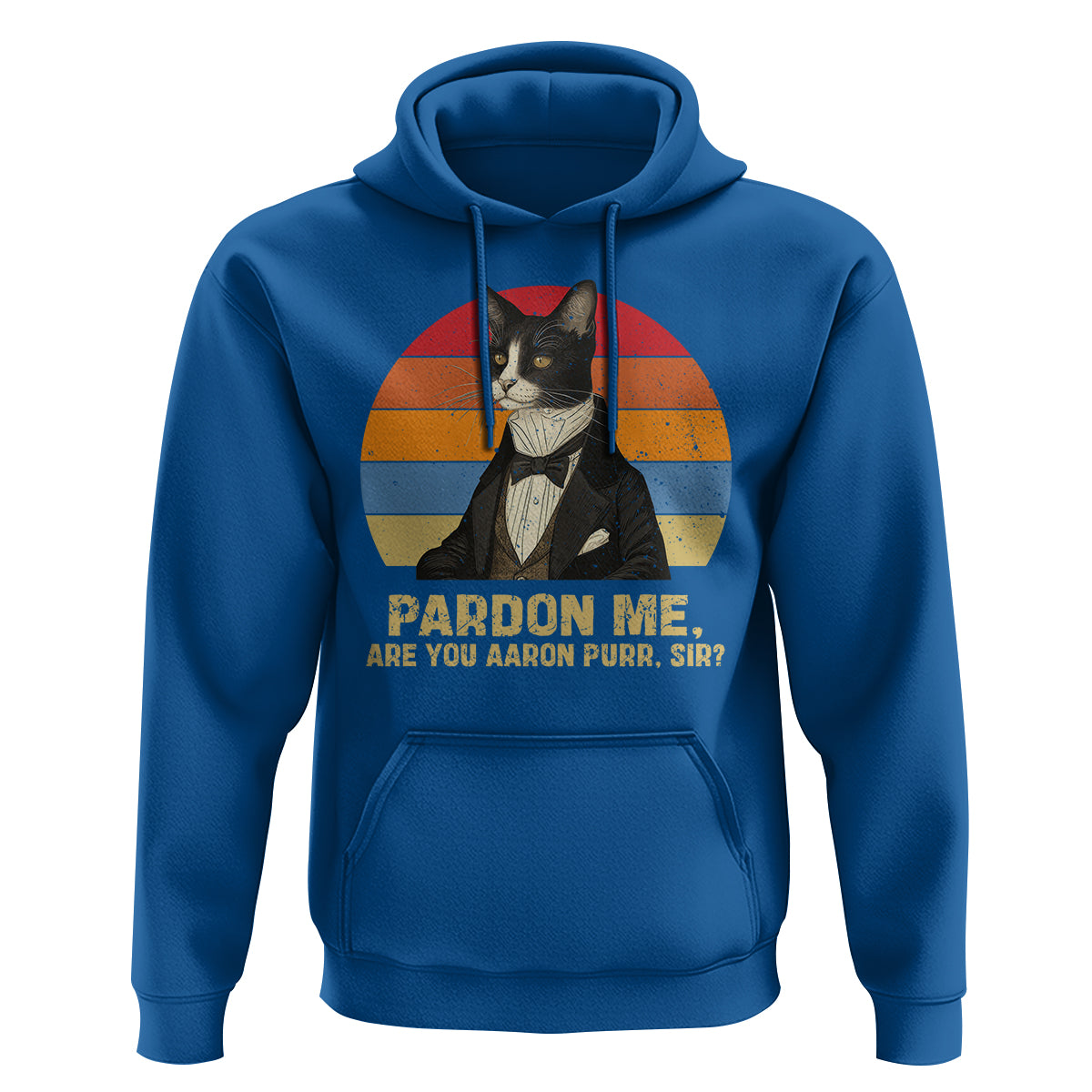 Alexander Hamilton Cat Hoodie Pardon Me, Are You Arron Purr Sir - Wonder Print Shop