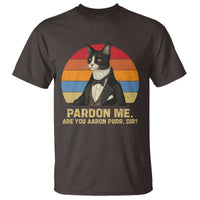 Alexander Hamilton Cat T Shirt Pardon Me, Are You Arron Purr Sir - Wonder Print Shop