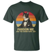 Alexander Hamilton Cat T Shirt Pardon Me, Are You Arron Purr Sir - Wonder Print Shop