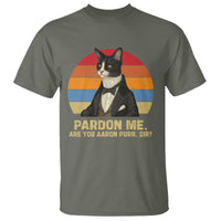 Alexander Hamilton Cat T Shirt Pardon Me, Are You Arron Purr Sir - Wonder Print Shop