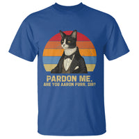 Alexander Hamilton Cat T Shirt Pardon Me, Are You Arron Purr Sir - Wonder Print Shop