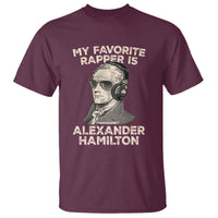 Funny My Favorite Rapper is Alexander Hamilton T Shirt - Wonder Print Shop