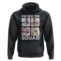 4th Of July Hoodie US Freedom Squad Washington Jefferson Hamilton Franklin - Wonder Print Shop