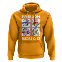 4th Of July Hoodie US Freedom Squad Washington Jefferson Hamilton Franklin - Wonder Print Shop