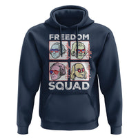 4th Of July Hoodie US Freedom Squad Washington Jefferson Hamilton Franklin - Wonder Print Shop