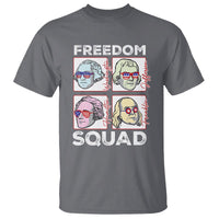 4th Of July T Shirt US Freedom Squad Washington Jefferson Hamilton Franklin - Wonder Print Shop