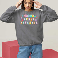 Teacher Sweatshirt Happy To See Your Face Back To School - Wonder Print Shop