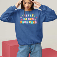 Teacher Sweatshirt Happy To See Your Face Back To School - Wonder Print Shop