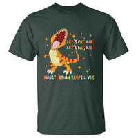 Funny Teacher T Shirt Let's Eat Kid Punctuation Saves Lives - Wonder Print Shop