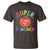 Funny Super Teacher Superhero Apple T Shirt - Wonder Print Shop