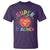 Funny Super Teacher Superhero Apple T Shirt - Wonder Print Shop