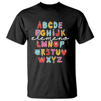 Teacher Alphabet Elemeno Cute Little Monster T Shirt - Wonder Print Shop