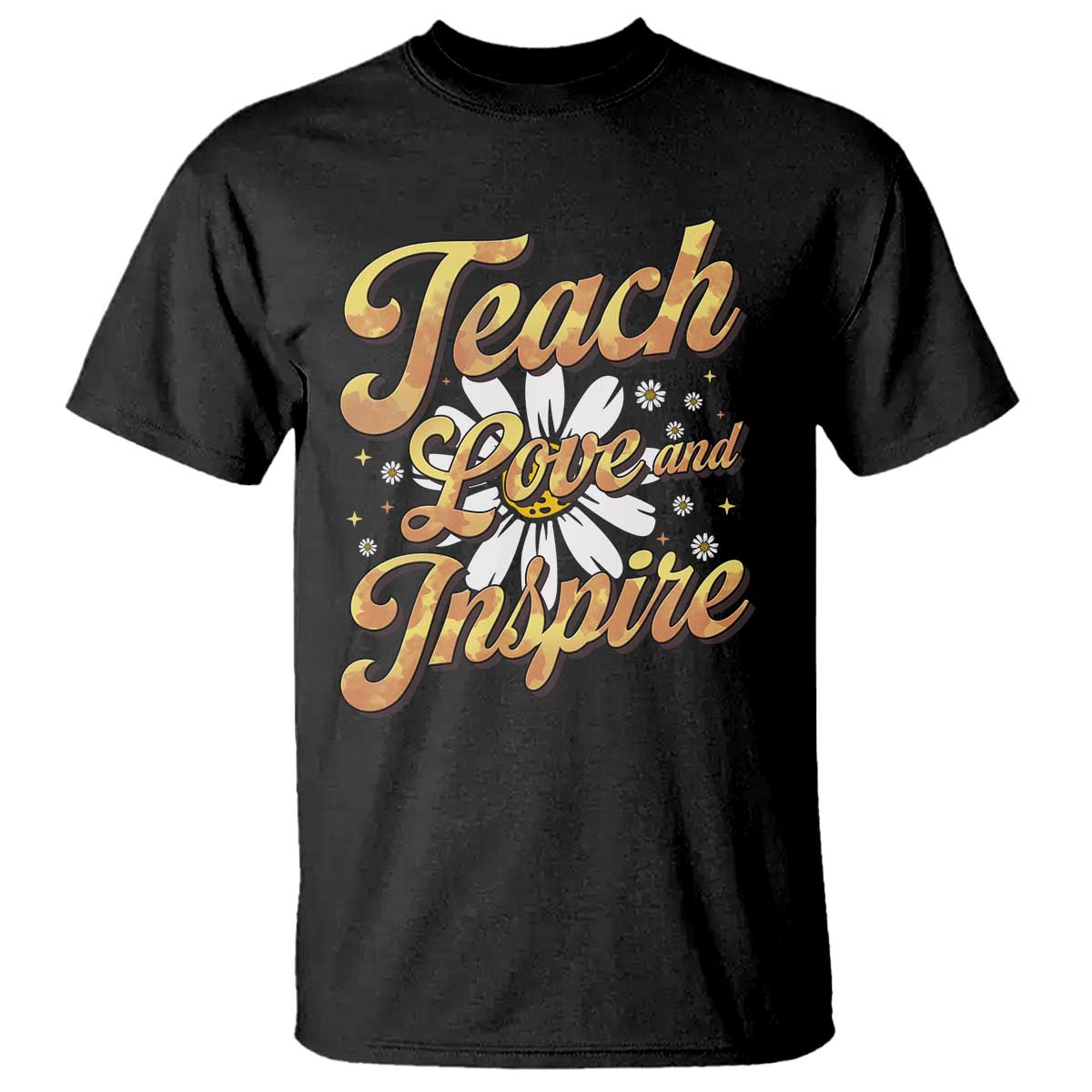 Teacher T Shirt Teach Love Inspire Back To School - Wonder Print Shop