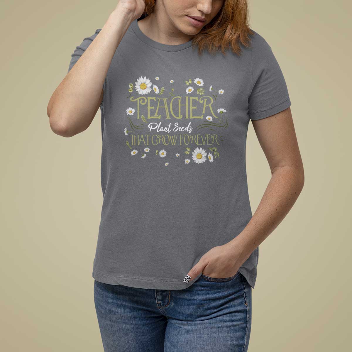 Teacher T Shirt For Women Plant Seeds That Grow Forever - Wonder Print Shop