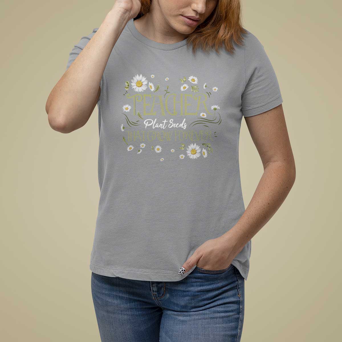 Teacher T Shirt For Women Plant Seeds That Grow Forever - Wonder Print Shop