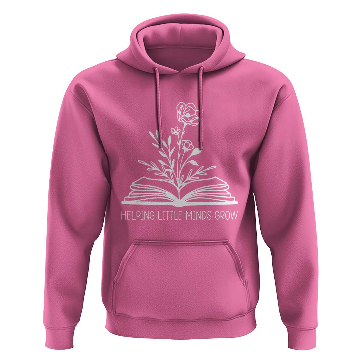 Teacher Hoodie Helping Little Minds Grow Back To School - Wonder Print Shop