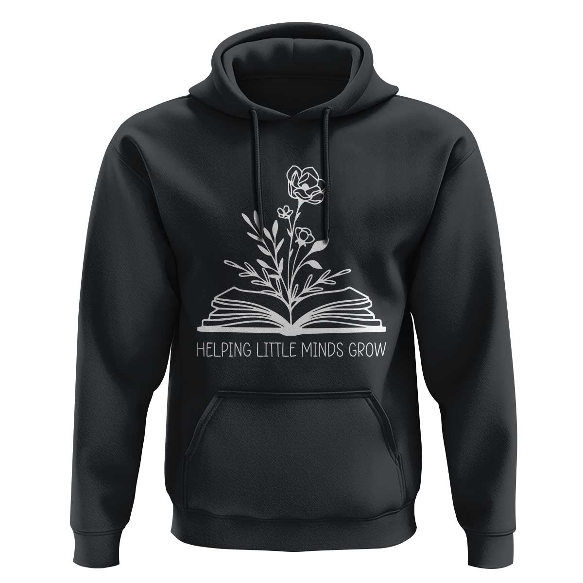 Teacher Hoodie Helping Little Minds Grow Back To School - Wonder Print Shop