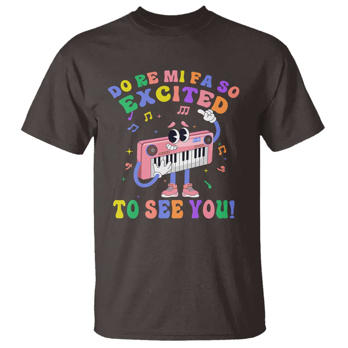 Music Teacher T Shirt Do Re Mi Fa So Excited To See You - Wonder Print Shop