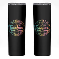 Retired Teacher Skinny Tumbler Let The Recess Begin Retirement