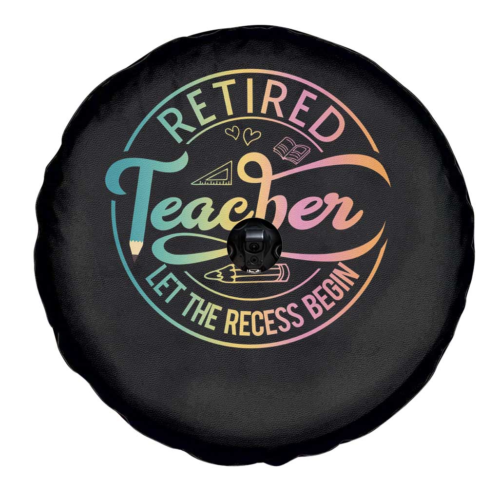 Retired Teacher Spare Tire Cover Let The Recess Begin Retirement
