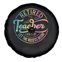 Retired Teacher Spare Tire Cover Let The Recess Begin Retirement