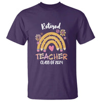 Retired Teacher T Shirt Class Of 2024 Retirement - Wonder Print Shop