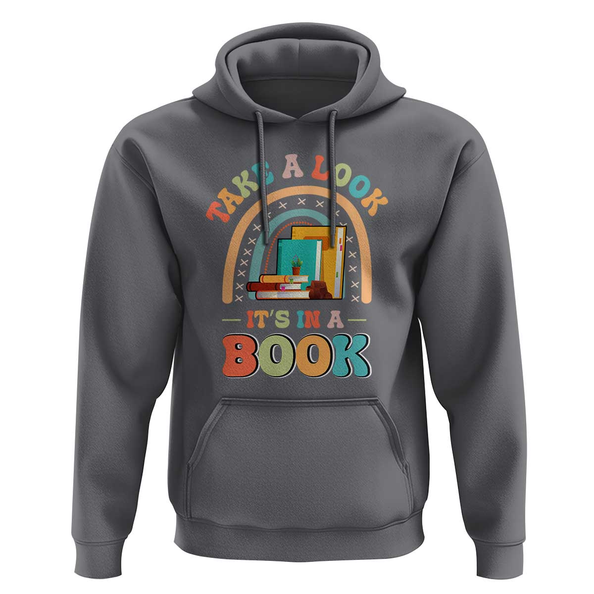Librarian Hoodie Take A Look It's in A Book - Wonder Print Shop
