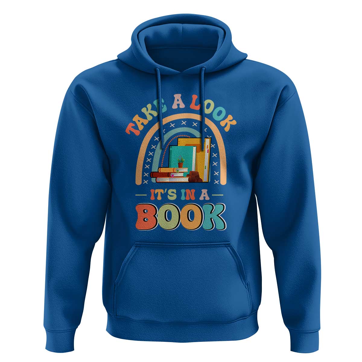 Librarian Hoodie Take A Look It's in A Book - Wonder Print Shop